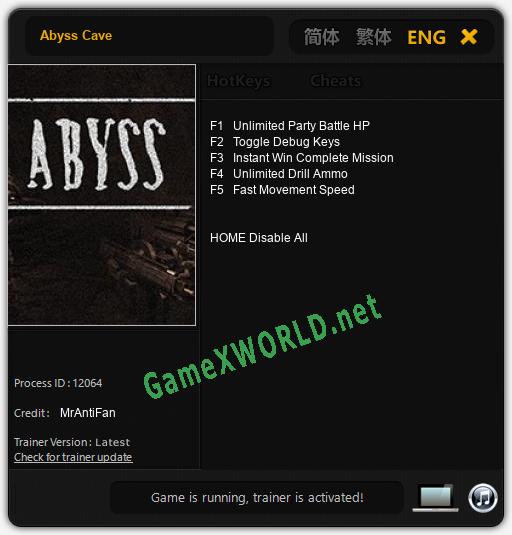 Abyss Cave: Читы, Трейнер +5 [MrAntiFan]