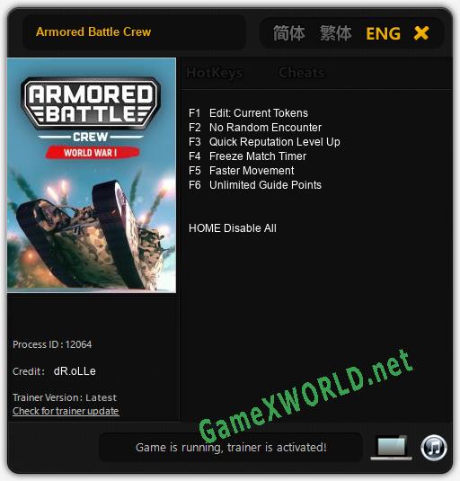 Armored Battle Crew: Читы, Трейнер +6 [dR.oLLe]