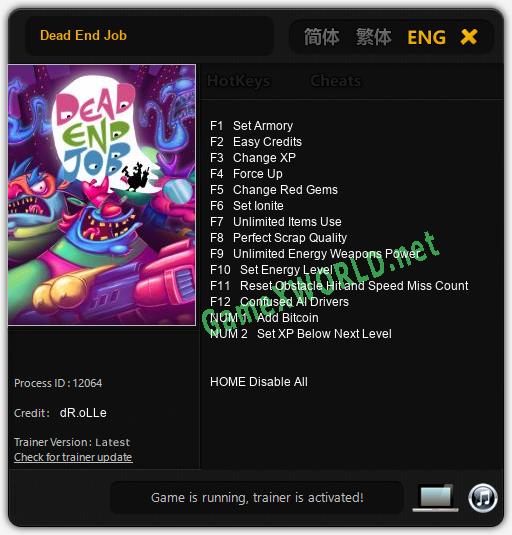 Dead End Job: Читы, Трейнер +14 [dR.oLLe]