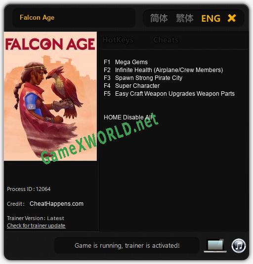 Falcon Age: Читы, Трейнер +5 [CheatHappens.com]