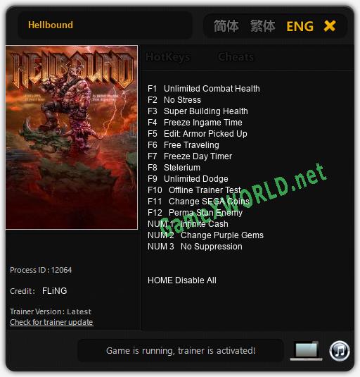 Hellbound: Читы, Трейнер +15 [FLiNG]