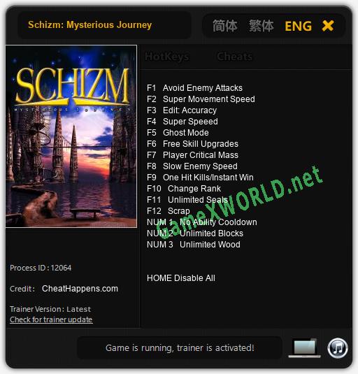 Schizm: Mysterious Journey: Читы, Трейнер +15 [CheatHappens.com]