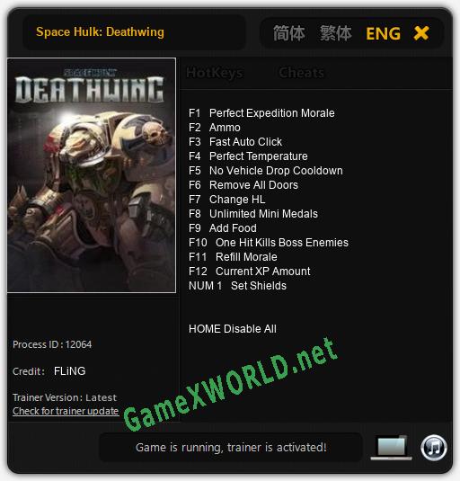 Space Hulk: Deathwing: Читы, Трейнер +13 [FLiNG]