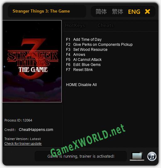 Stranger Things 3: The Game: Читы, Трейнер +7 [CheatHappens.com]